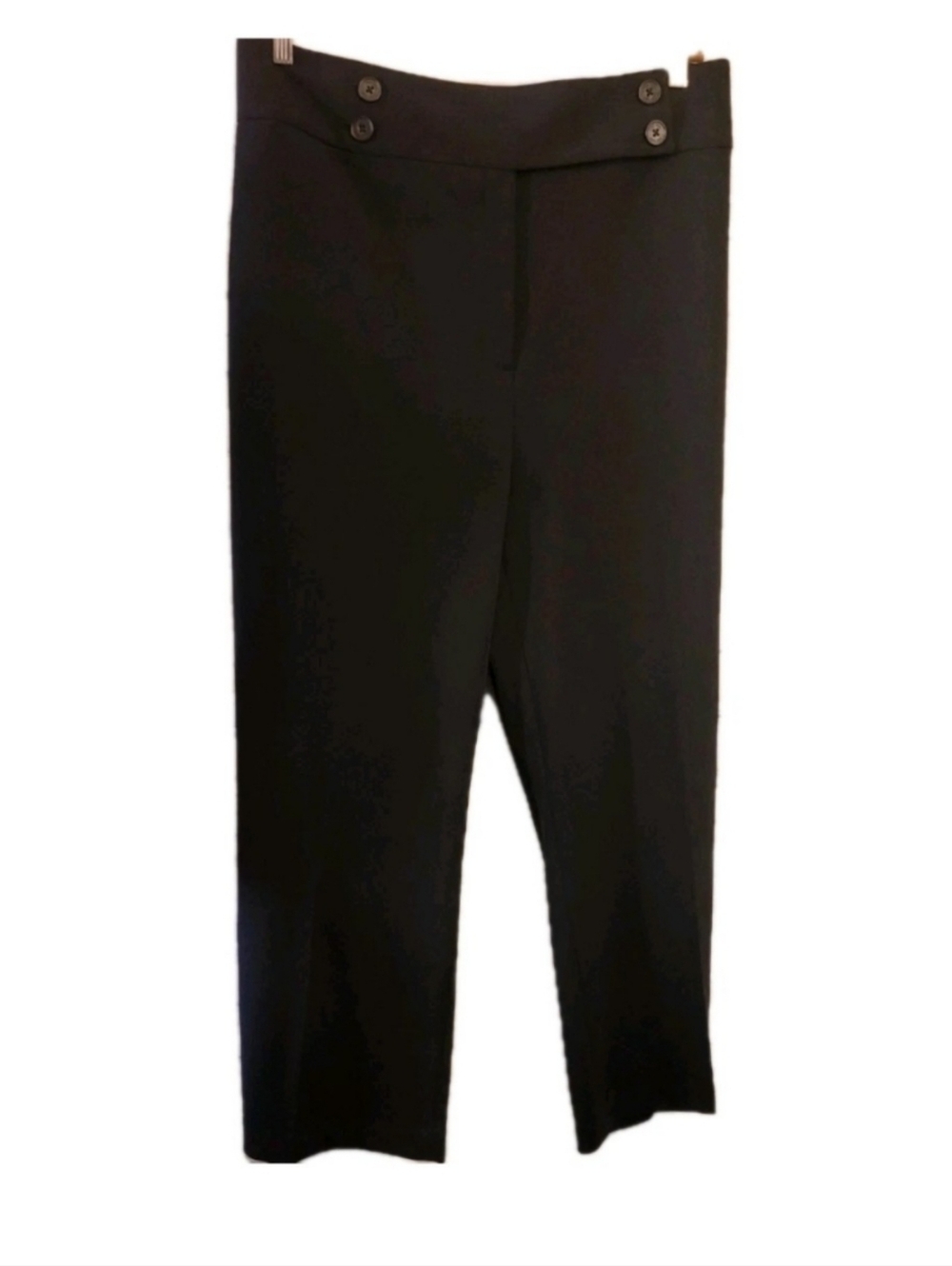 Calvin Klein Black Stretch Dress Suit Pants Women Size 22W Straight Leg NWT